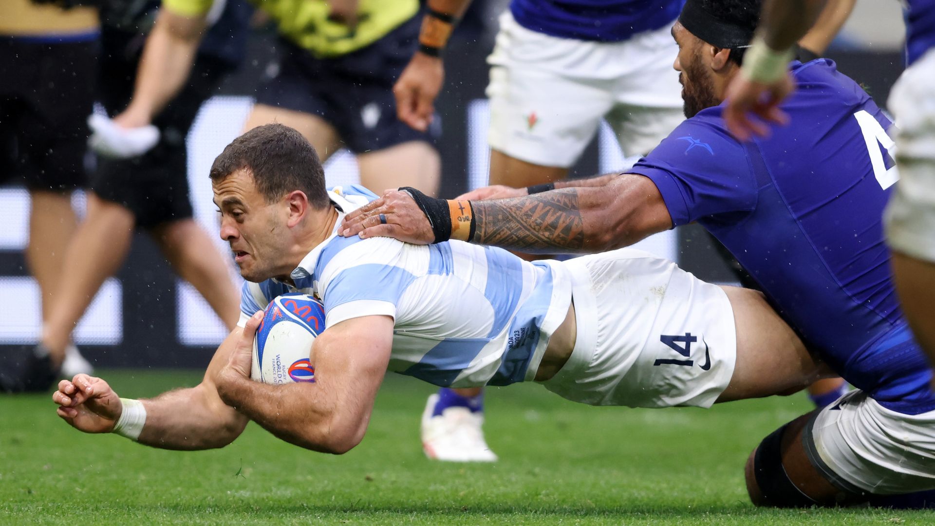 Argentina back on track at World Cup with nervy win over Samoa