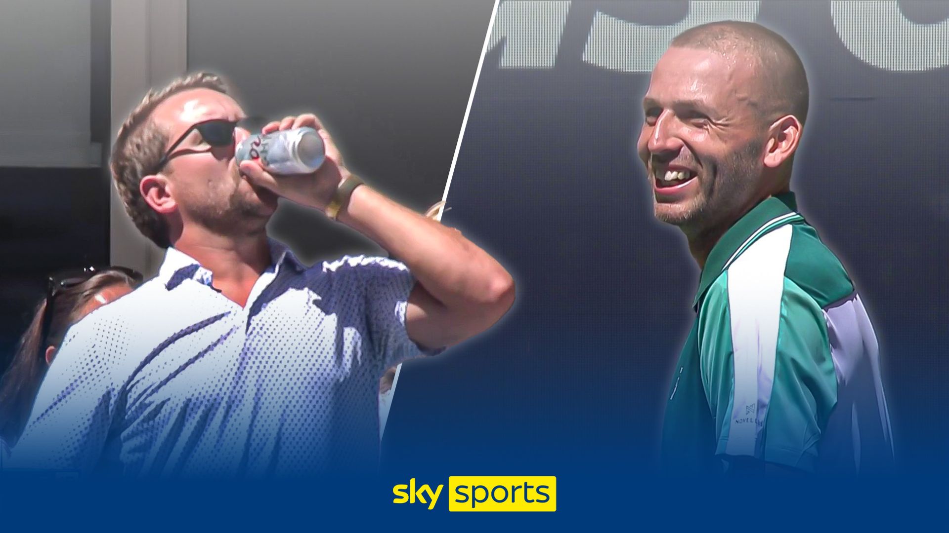 'Butter fingers!' | Fan downs beer after missing catch from rogue Alcaraz return