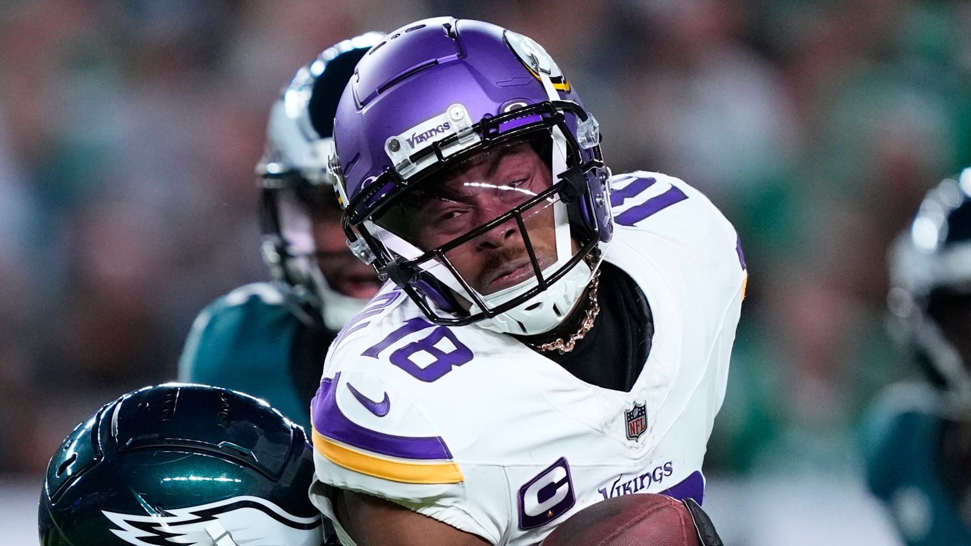 Jefferson makes NFL history by reaching 5,000 yards