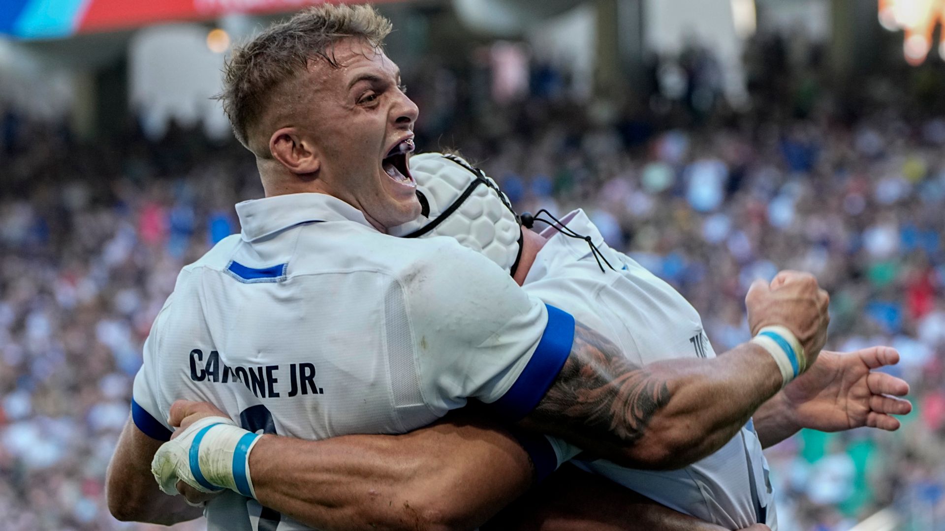 Italy overcome error-strewn first half to thrash Namibia