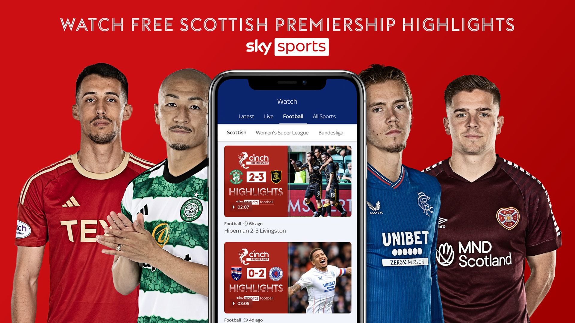 Free-to-watch Scottish Premiership highlights