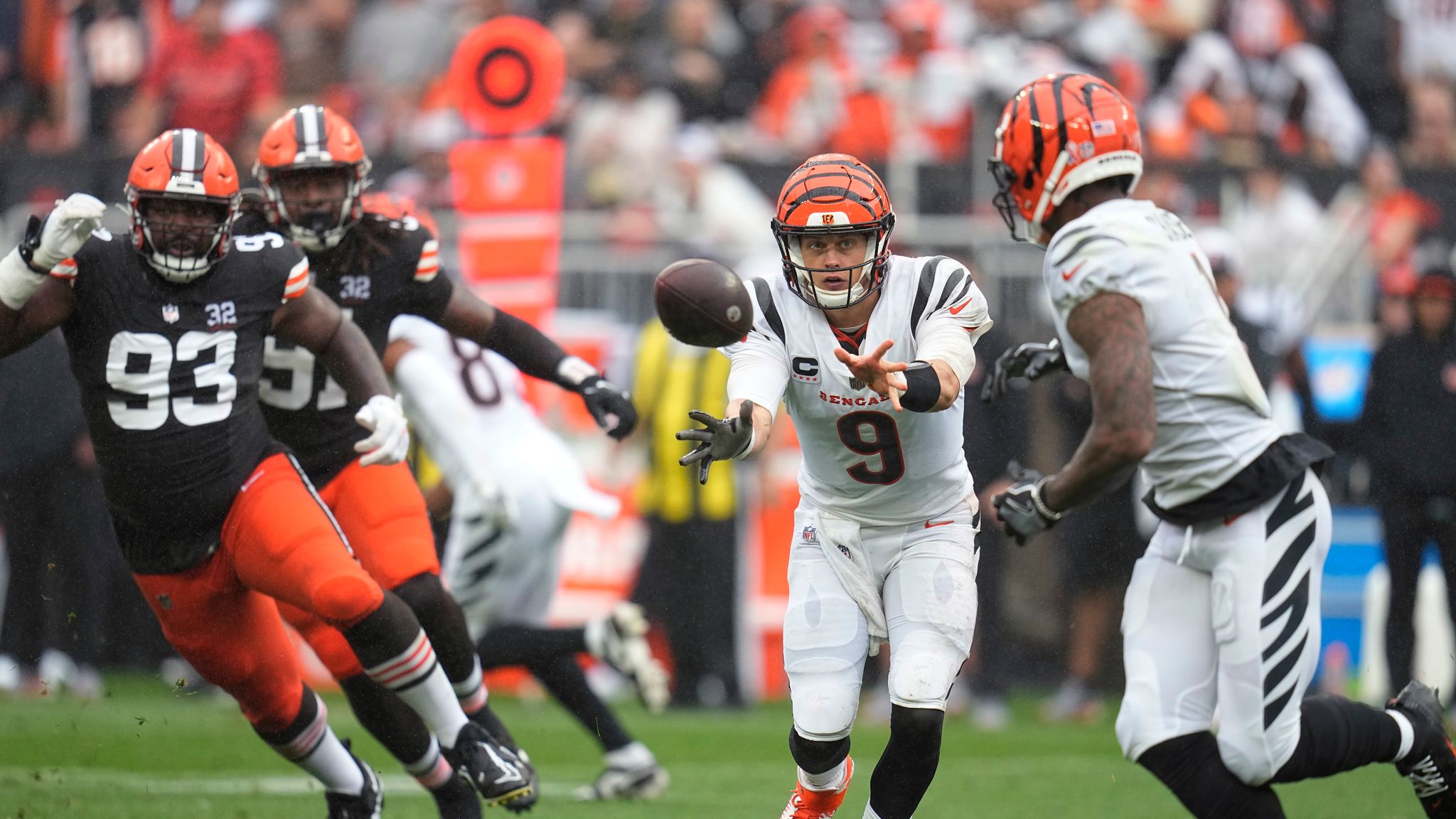 Photo: Cincinatti Bengals vs Cleveland Browns in Cleveland