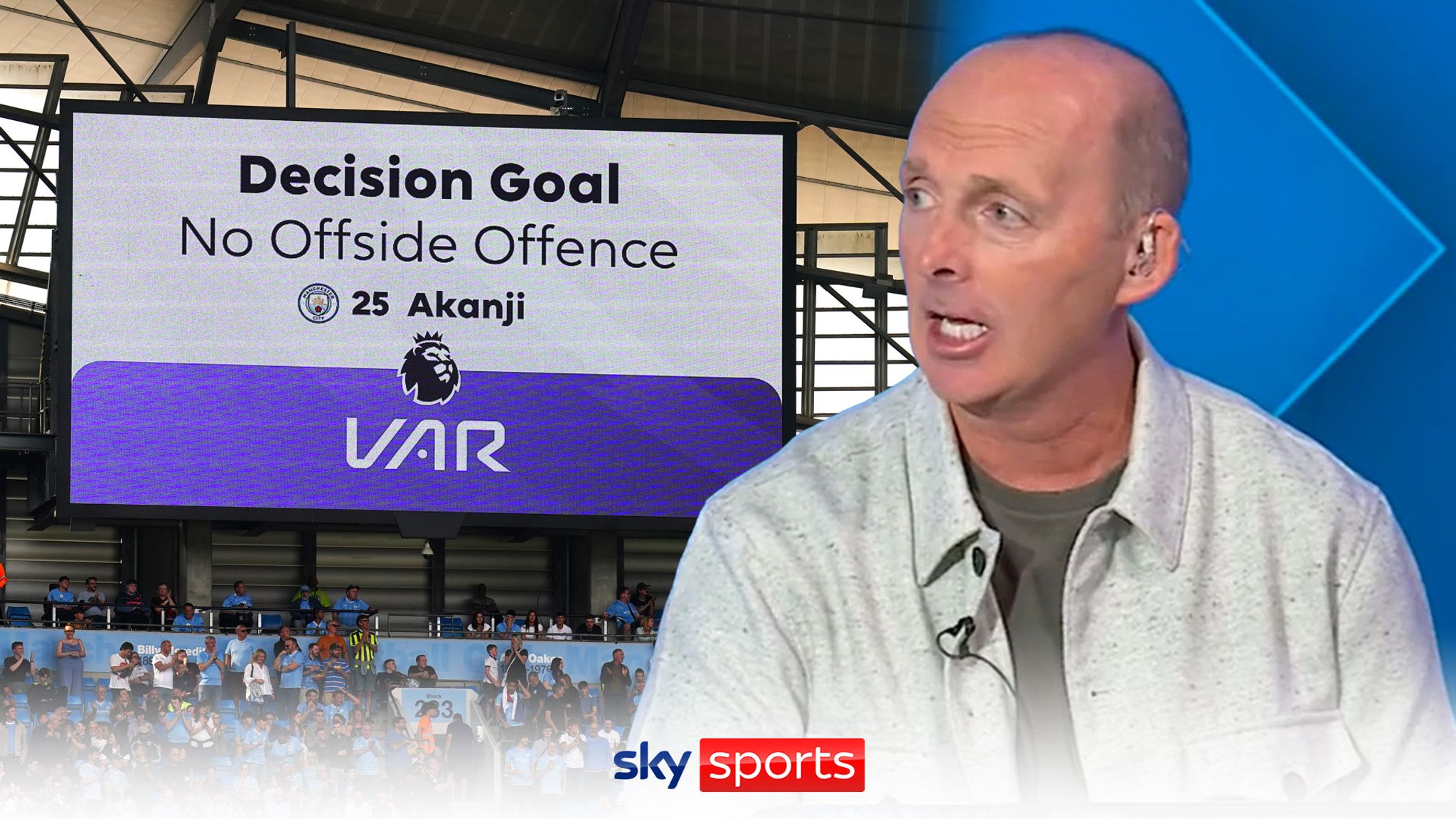'It's a thousand per cent offside' | Mike Dean critical of VAR after Ake  goal given