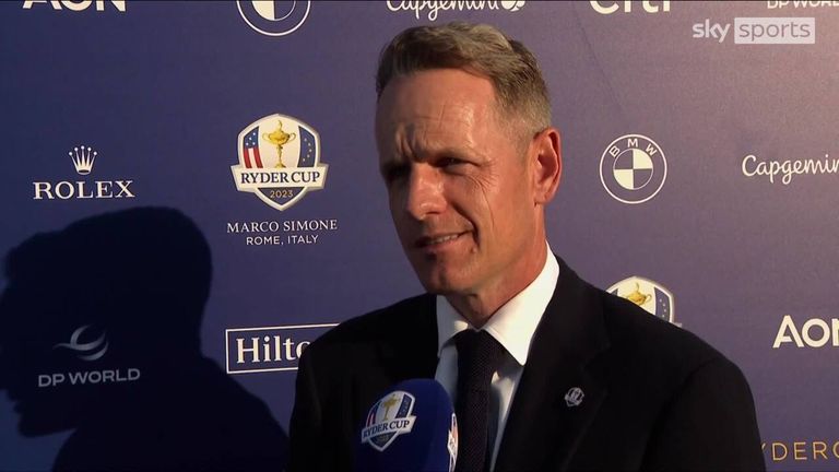 Team Europe captain Luke Donald claims the atmosphere in his team is exactly where he wants it as he suggests all 12 players are 'focused and energised'