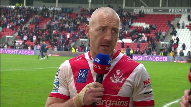 James Roby talks about his fond memories of playing for St Helens following his final home game for the club.