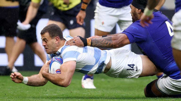 Emiliano Boffelli scored a vital try, and kicked 11 points as Argentina beat Samoa in Rugby World Cup Pool D