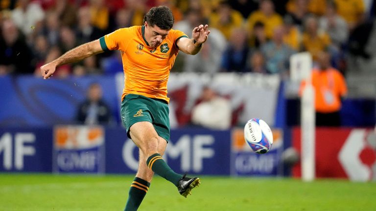 Australia's Ben Donaldson kicked two first half penalties, but they would register no more points