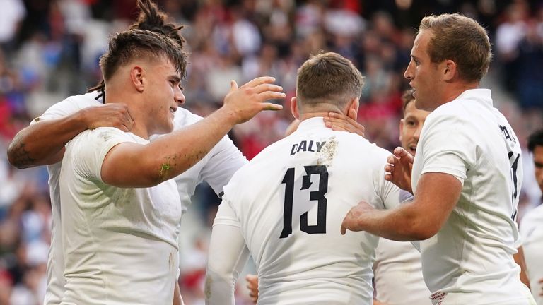  It was welcome relief for England to score 11 tries after struggling in attack in recent weeks 