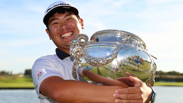 Ryo Hisatsune with the Open de France trophy