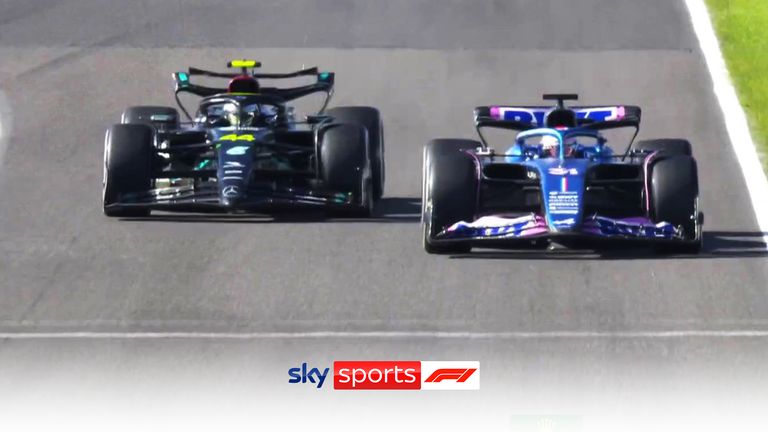 Lewis Hamilton takes out Fernando Alonso and Esteban Ocon in the space of 1km at Suzuka