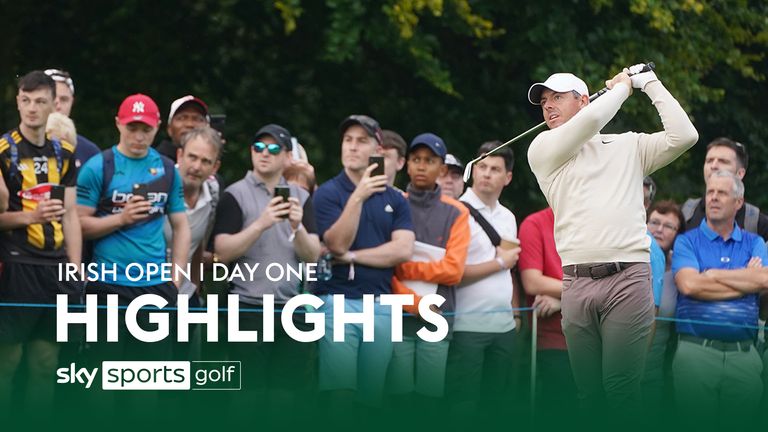 Highlights from the first round of the Irish Open at The K Club.