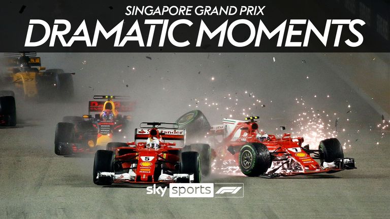 Take a look at some of the most dramatic moments that happened at the Singapore Grand Prix.