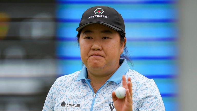 China's Ruixin Liu leads the Kenwood Country Club despite suffering from illness