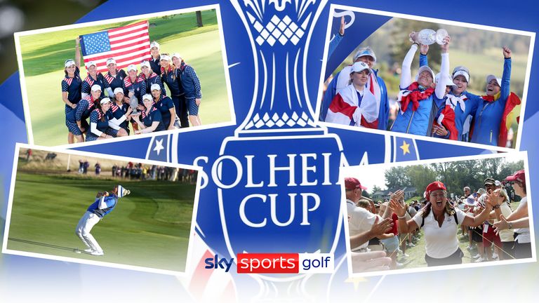 As the Solheim Cup gets underway on September 22, we take a look back at some classic winning moments from down the years between Team USA and Team Europe