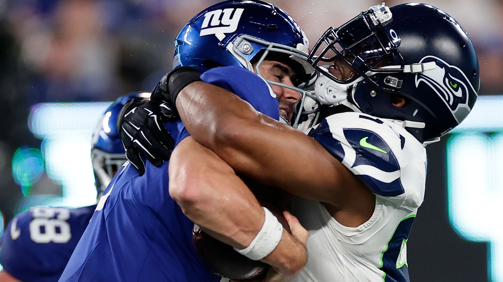 Seahawks humiliate Giants as Jones is sacked 11 times
