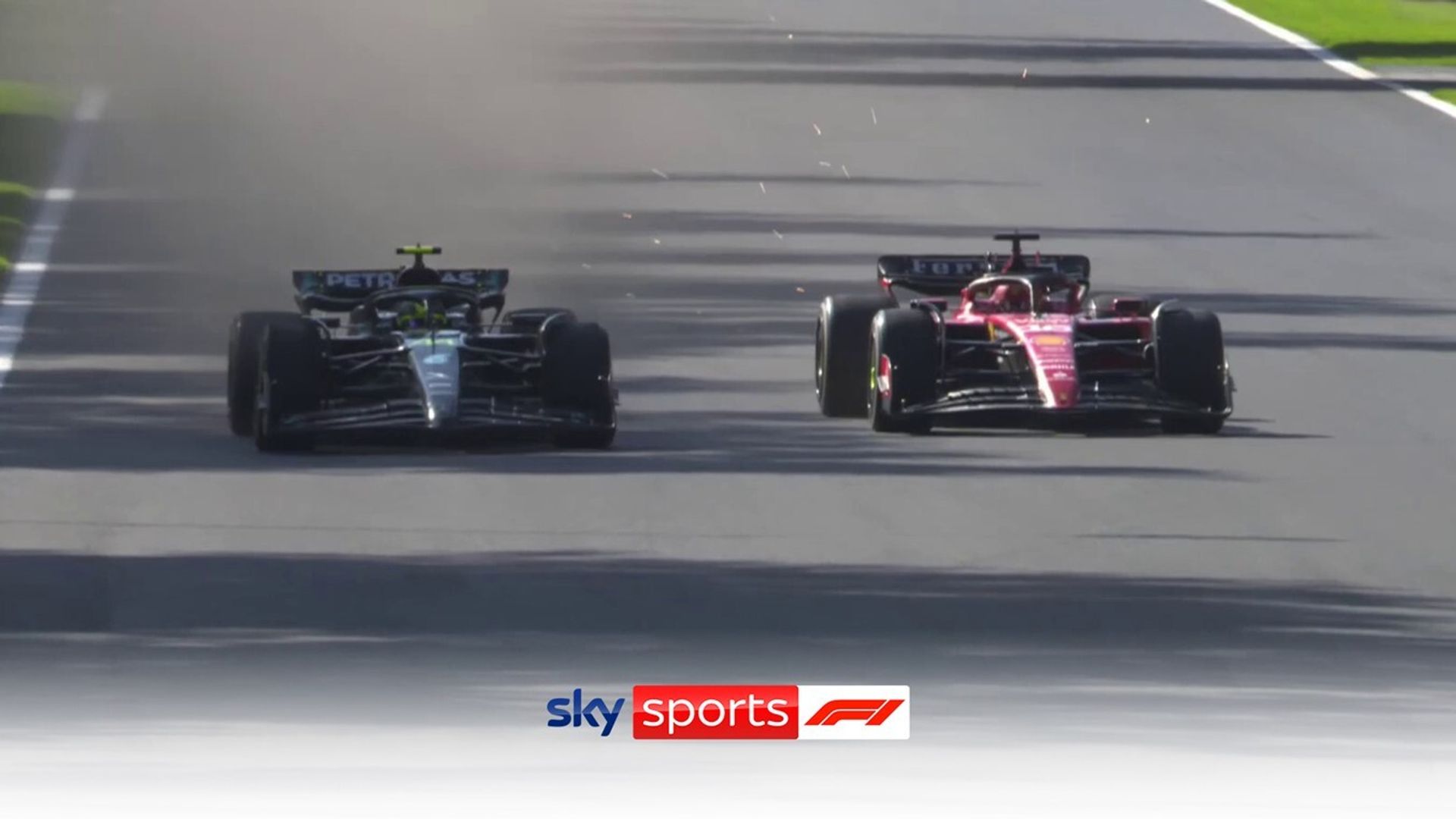 'That's very brave!' | Hamilton's bold overtake to take P2 from Leclerc