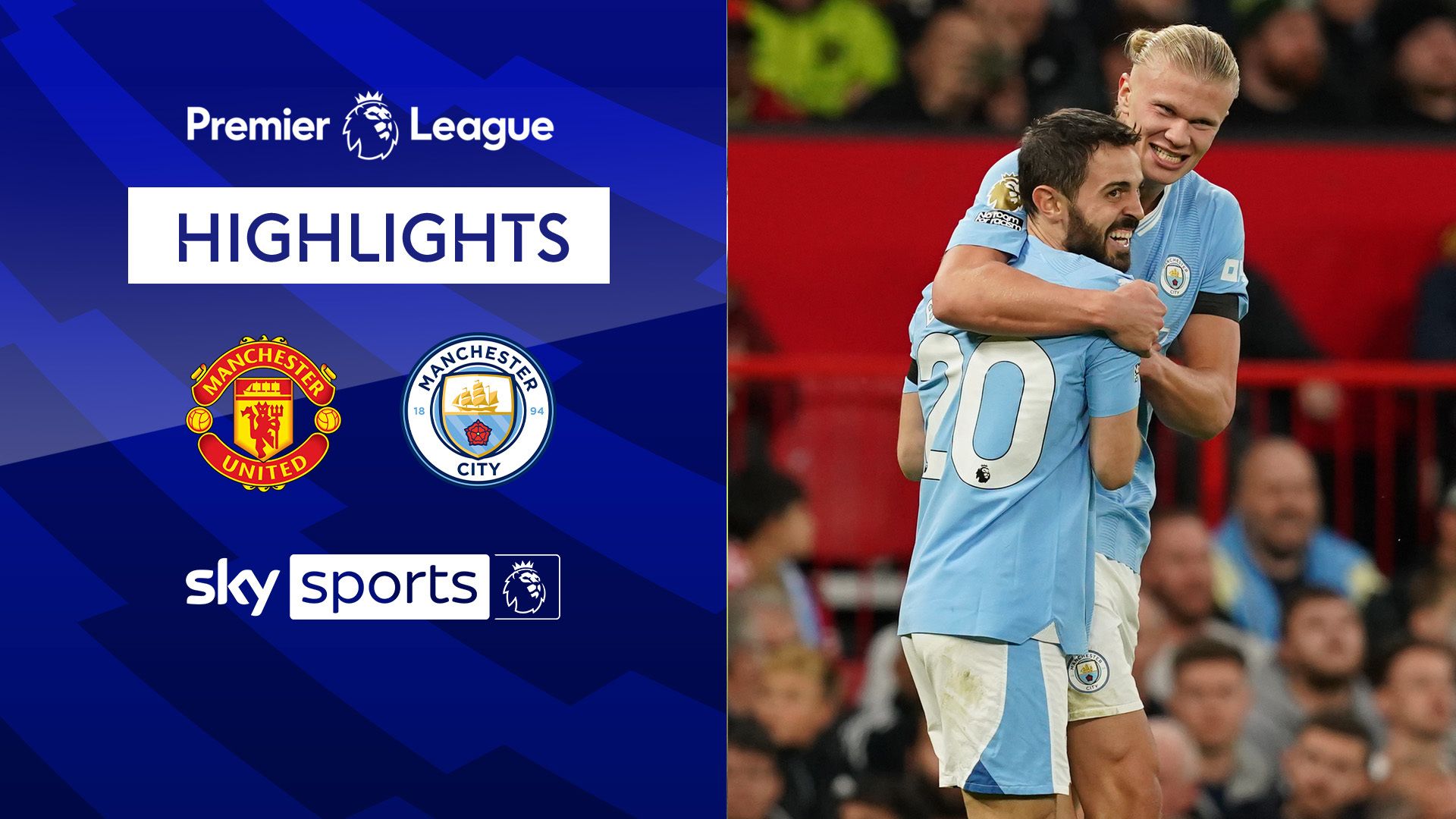 Haaland inspires Man City to commanding Manchester derby win