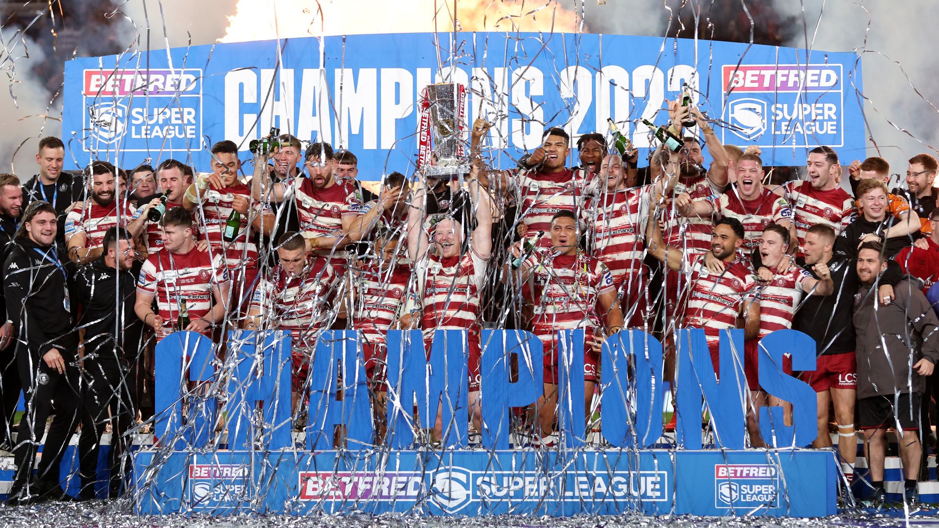 Wigan crowned Super League champions as Marshall provides magic