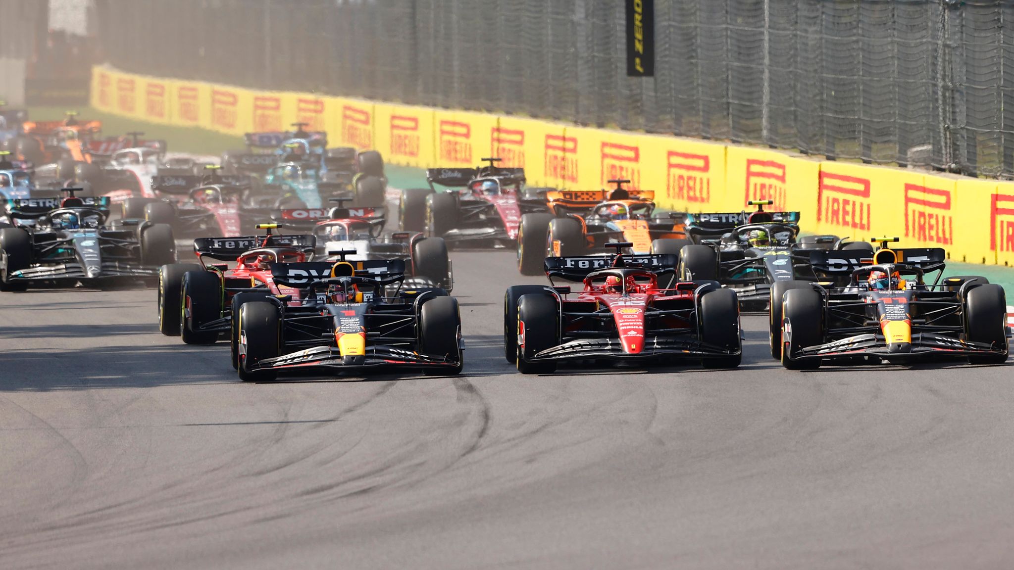 5 crazy starts to F1 races