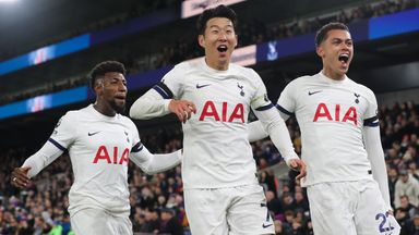 Ange Postecoglou wants the Tottenham fans to 'continue to dream' after they moved five points clear at the top of the Premier League