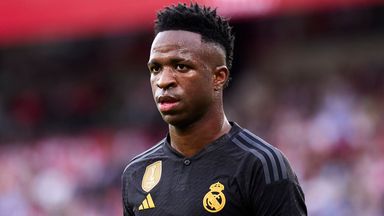 Real Madrid's Vinicius Jr appeared to be the target of chants by Atletico Madrid fans before their Champions League last-16 game against Inter Milan