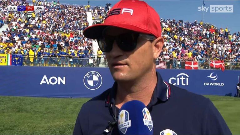 Team USA captain Zach Johnson claims the team is like a family and fully united to try and win the Ryder Cup in Rome, adding that his side is full of energy.