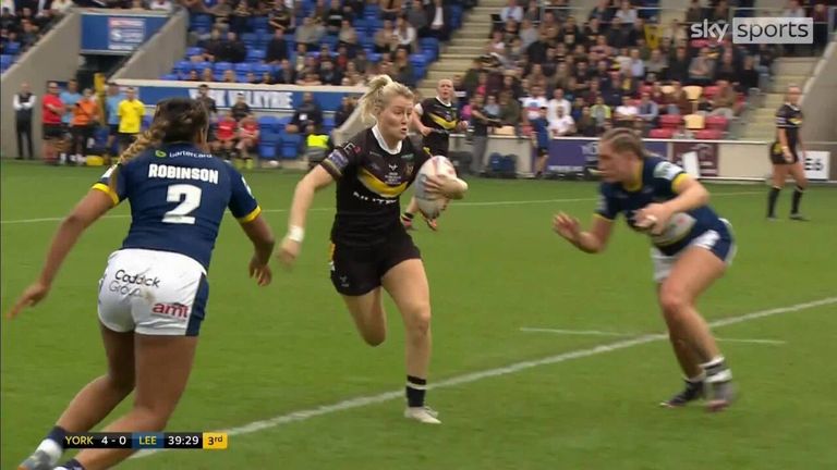Super League Woman of Steel Tara-Jane Stanley scored a second try as York extended their lead
