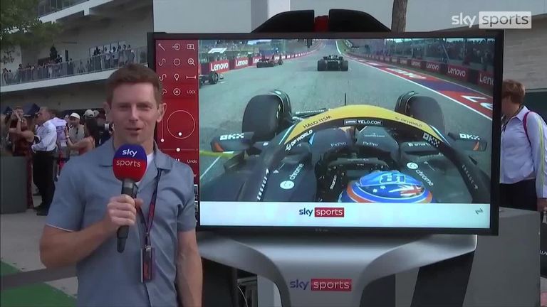 Anthony Davidson was on the SkyPad to watch all the major incidents of the sprint at the United States Grand Prix.