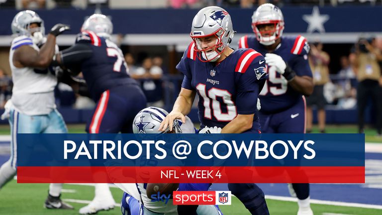 Highlights of the New England Patriots against the Dallas Cowboys from Week Four of the NFL season.