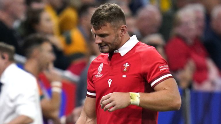 Dan Biggar was forced off injured in Wales' win over Australia