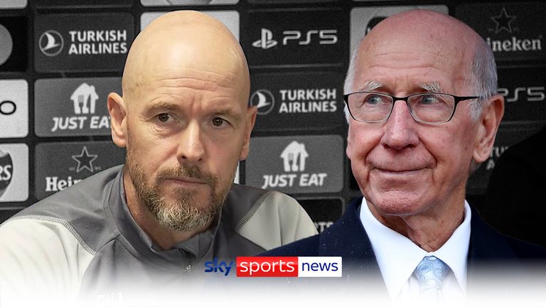 Manchester United manager Erik ten Hag and defender Diogo Dalot pay tribute to Sir Bobby Charlton and say he set the standards that everyone at the club should always look to follow
