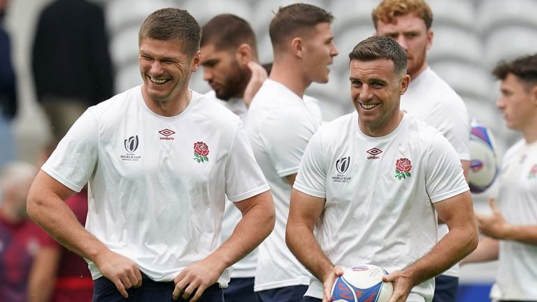 Owen Farrell and George Ford have both been named to start for England vs Samoa in Rugby World Cup Pool D