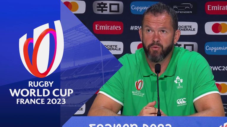 Andy Farrell insists the fact Ireland are mentioned in the same bracket as New Zealand shows how far they have come