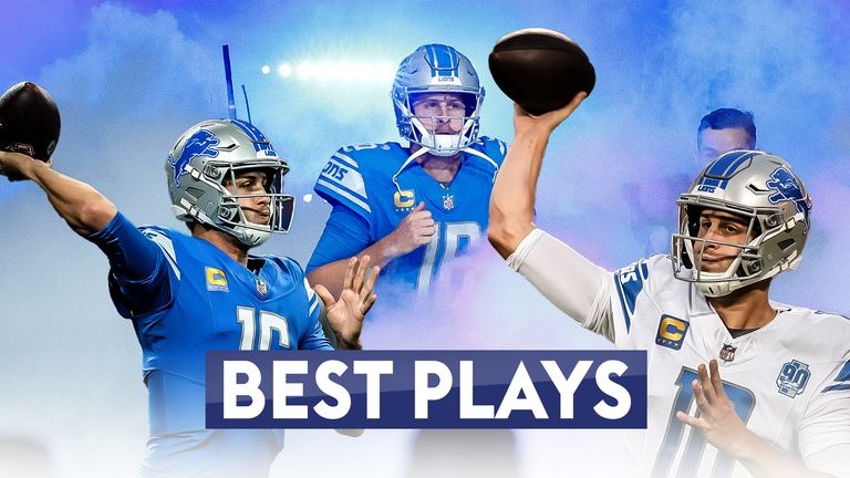 Quarterback Jared Goff is having his best season for the Detroit Lions, here's a look at some of his best plays so far this season