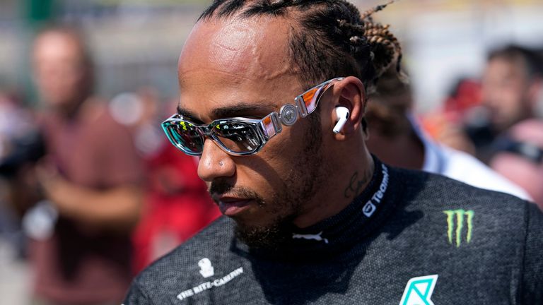     Lewis Hamilton's hopes of finishing second in the drivers' championship have suffered a major blow.