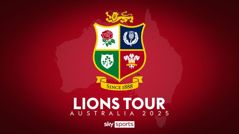 Watch Australia's Lions Lions tour Live on Sky Sports in 2025