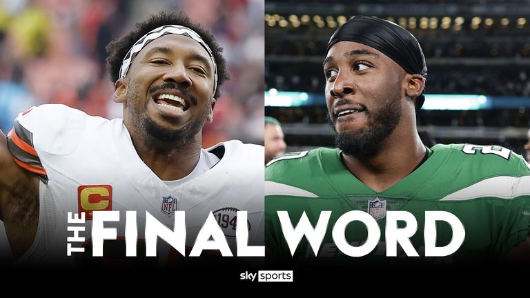 Myles Garrett and Breece Hall helped the Browns and Jets end the final unbeaten records of the season 