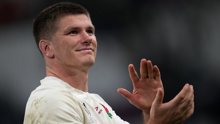 England's Owen Farrell was booed ahead of the Rugby World Cup quarter-final win over Fiji on Sunday