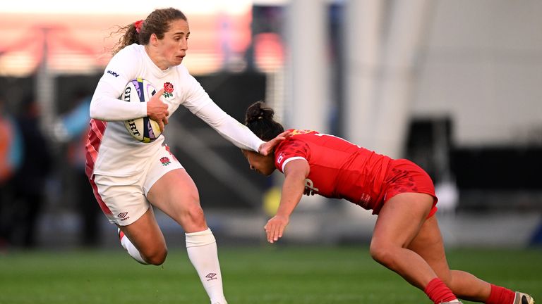 England took a first-half lead thanks to Holly Aitchison