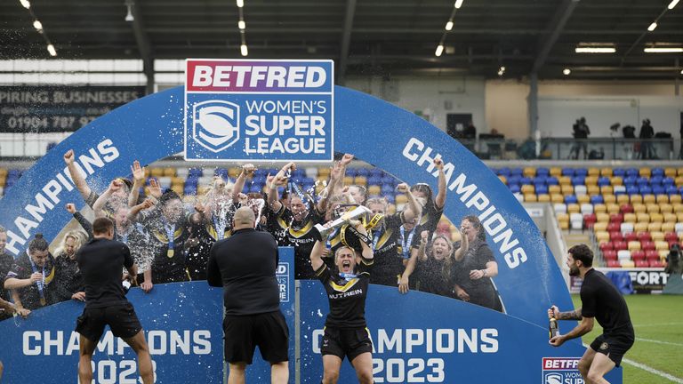 York Valkyrie were crowned Women's Super League Champions after a 16-6 victory in the Grand Final against Leeds Rhinos