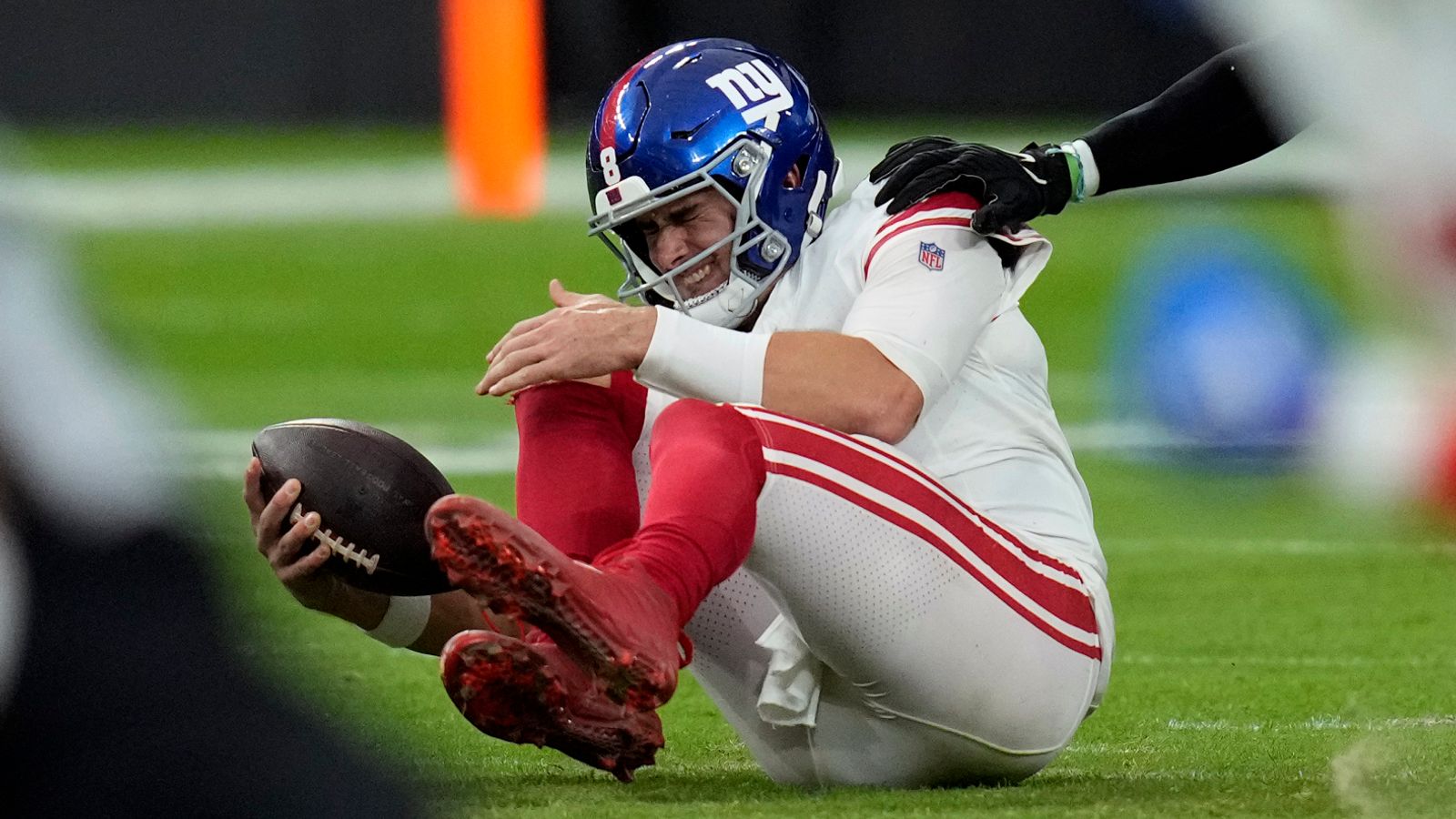 Daniel Jones New York Giants quarterback's season ended by ACL injury