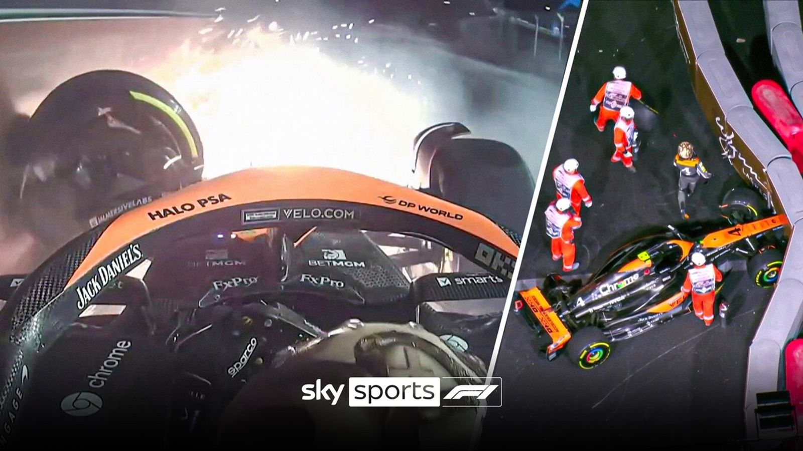 McLaren reveal cause of Norris' huge Vegas crash