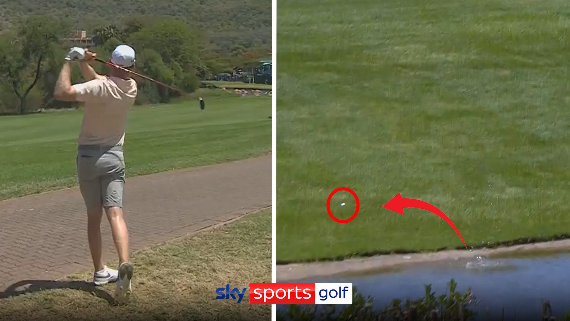 'Surely not?' - Is this the luckiest golf shot of the year?