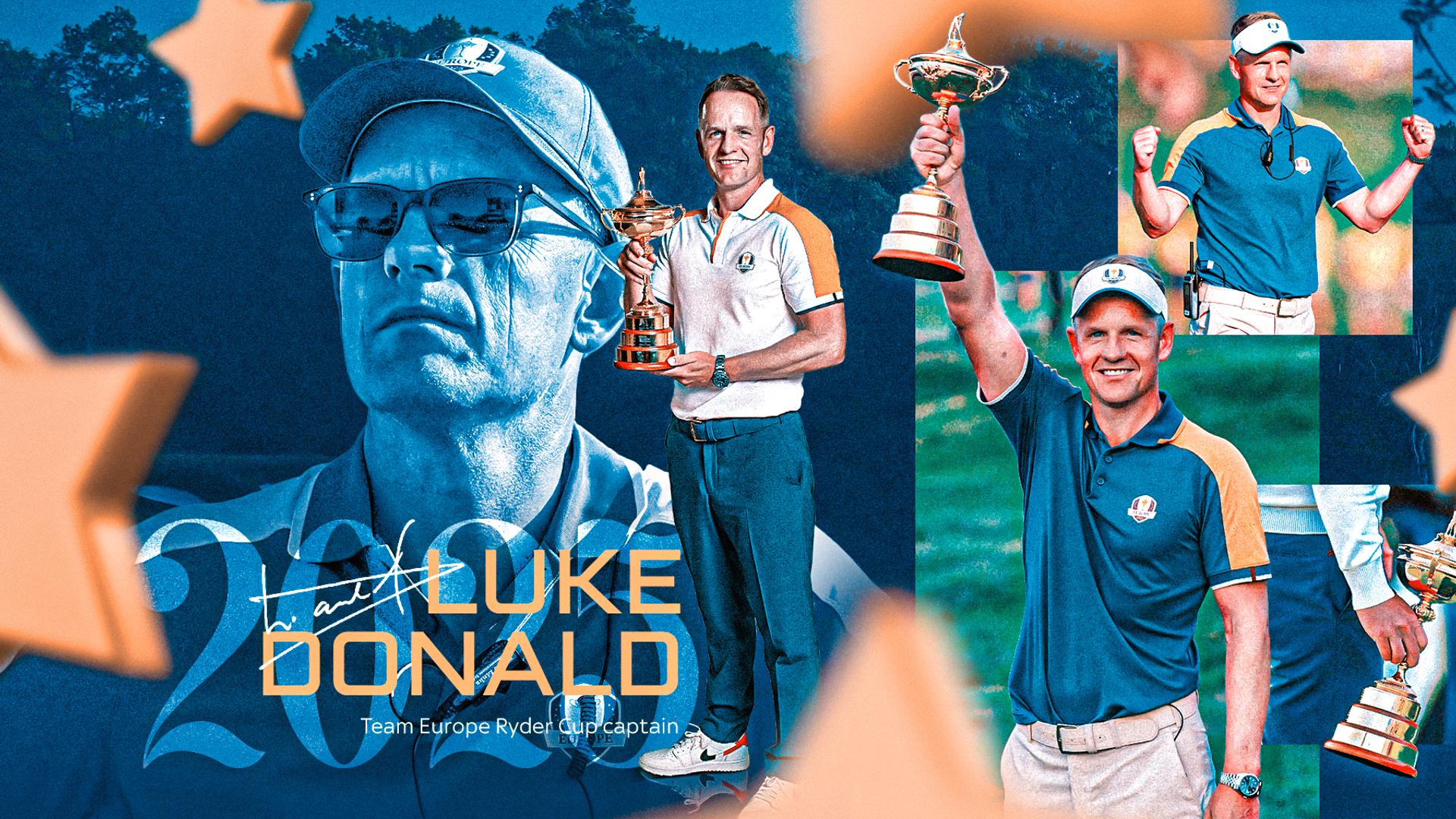 Donald named Europe's Ryder Cup captain for 2025 contest
