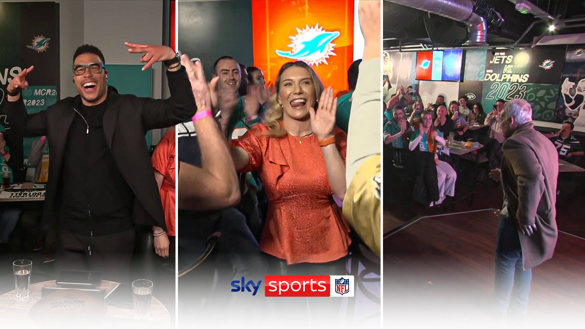 Pundits take full advantage of entrance music in Manchester!