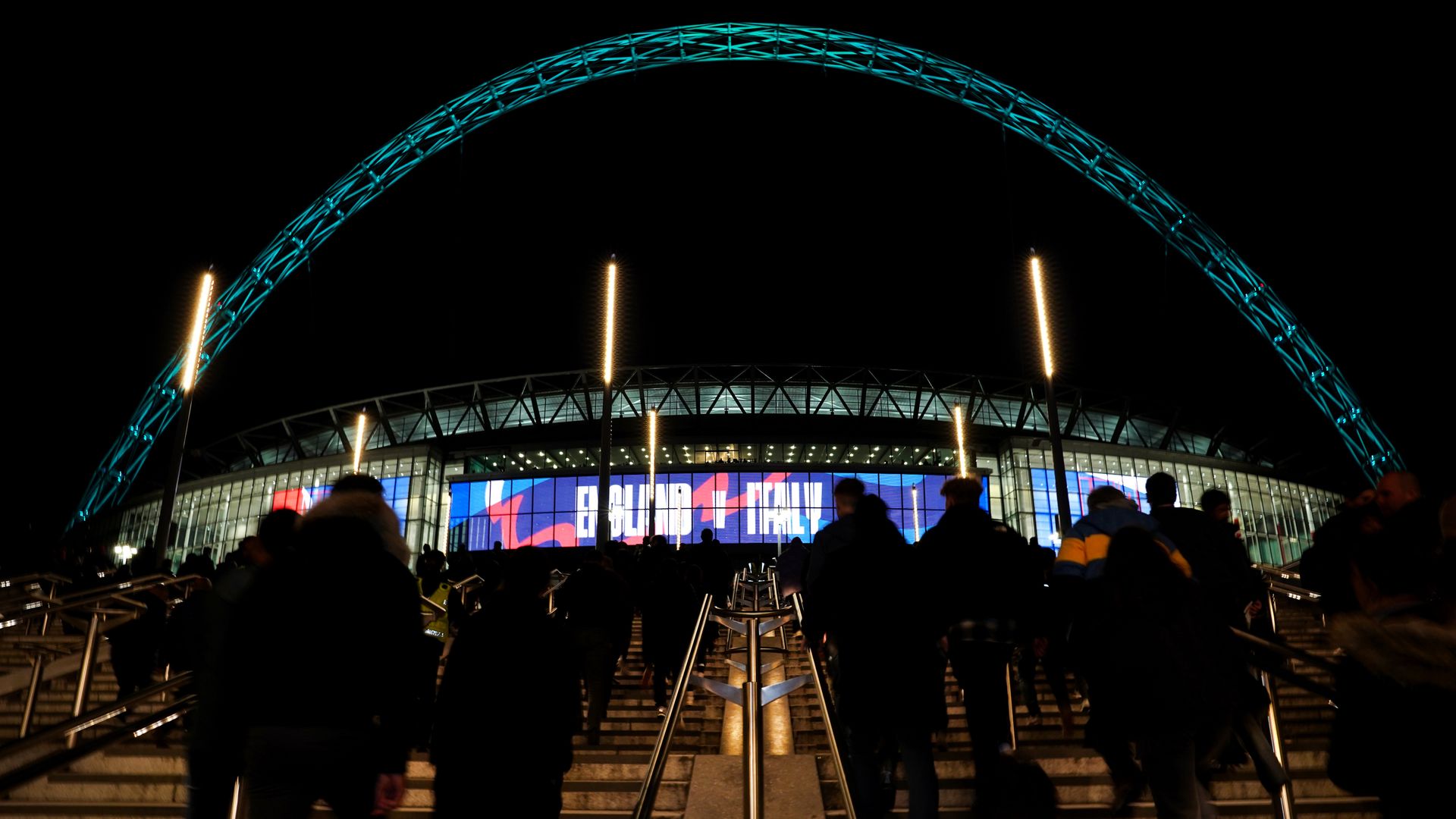 Wembley arch will no longer light up to mark atrocities