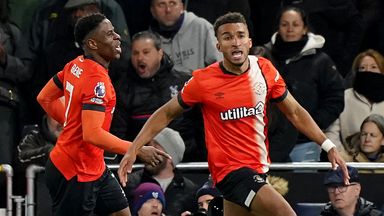 Jacob Brown's 83rd-minute strike won it for Luton