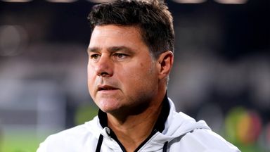 Mauricio Pochettino was forced to watch Chelsea's defeat from the stands due to a touchline ban