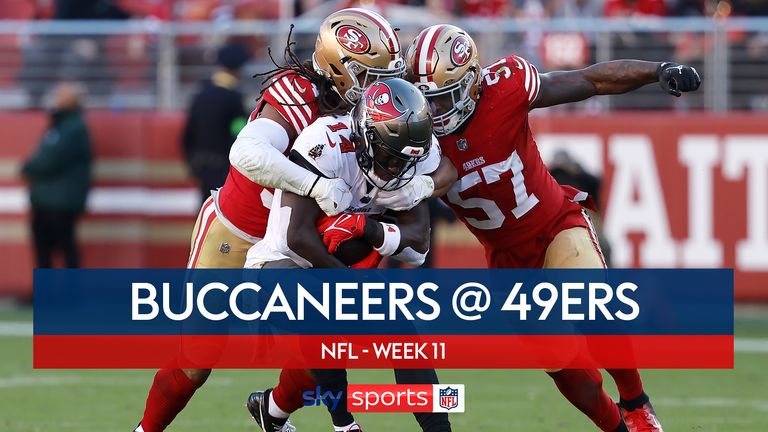 Highlights of the Tampa Bay Buccaneers against the San Francisco 49ers in Week 11 of the NFL season