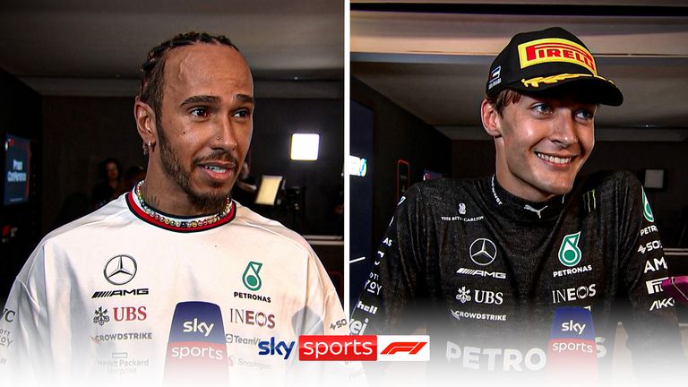 Mercedes driver Lewis Hamilton and George Russell reflect on their 2023 F1 season